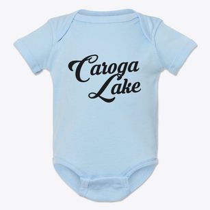 Caroga Lake New York Vintage Team Baby Onesie