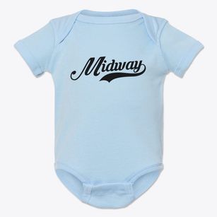 Midway Alabama Vintage Team Baby Onesie