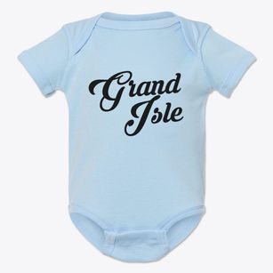 Grand Isle Maine Vintage Team Baby Onesie