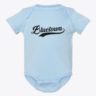 Bluetown Texas Vintage Team Baby Onesie