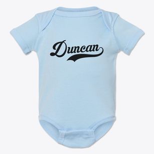 Duncan Nebraska Vintage Team Baby Onesie
