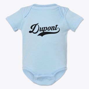 Dupont Indiana Vintage Team Baby Onesie