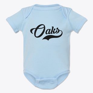 Oaks Oklahoma Vintage Team Baby Onesie