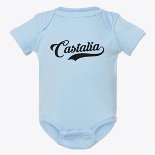 Castalia North Carolina Vintage Team Baby Onesie