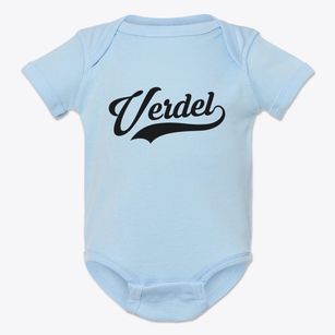 Verdel Nebraska Vintage Team Baby Onesie