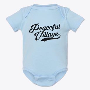 Peaceful Village Missouri Vintage Team Baby Onesie