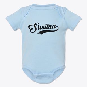 Susitna Alaska Vintage Team Baby Onesie