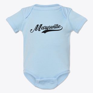 Marysville California Vintage Team Baby Onesie