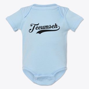 Tecumseh Michigan Vintage Team Baby Onesie
