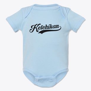 Ketchikan Alaska Vintage Team Baby Onesie
