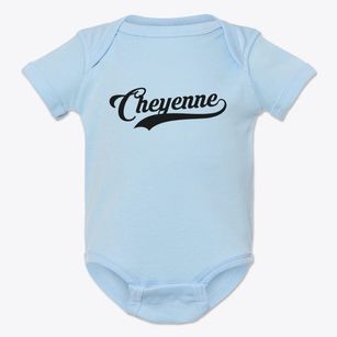 Cheyenne Wyoming Vintage Team Baby Onesie