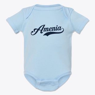 Amenia New York Vintage Team Baby Onesie