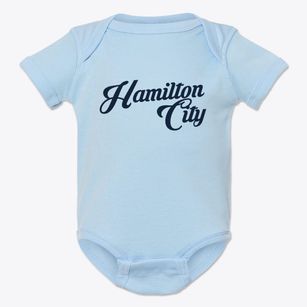 Hamilton City California Vintage Team Baby Onesie