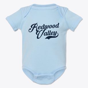 Redwood Valley California Vintage Team Baby Onesie