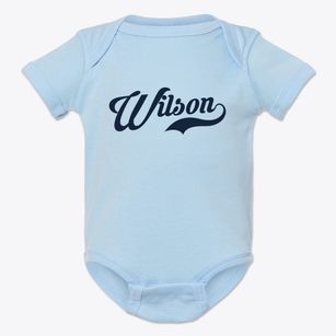 Wilson Wyoming Vintage Team Baby Onesie