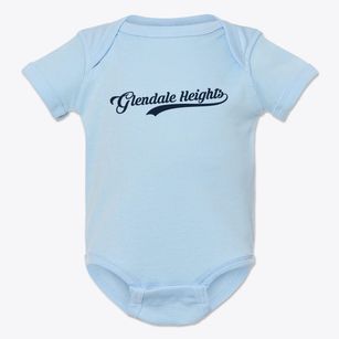 Glendale Heights Illinois Vintage Team Baby Onesie