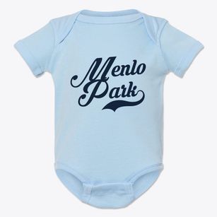 Menlo Park California Vintage Team Baby Onesie