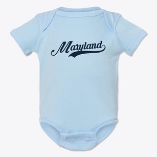 Maryland New York Vintage Team Baby Onesie