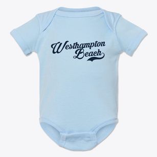 Westhampton Beach New York Vintage Team Baby Onesie