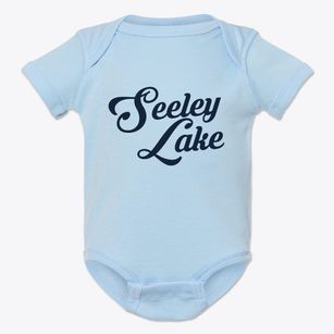 Seeley Lake Montana Vintage Team Baby Onesie