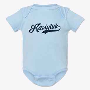Kasigluk Alaska Vintage Team Baby Onesie