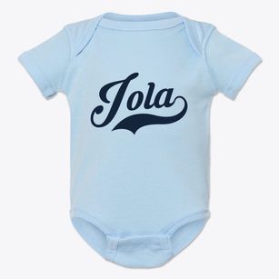 Iola Texas Vintage Team Baby Onesie