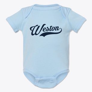 Weston Texas Vintage Team Baby Onesie
