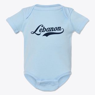 Lebanon Oregon Vintage Team Baby Onesie