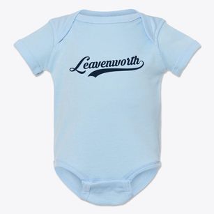 Leavenworth Indiana Vintage Team Baby Onesie