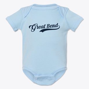 Great Bend Kansas Vintage Team Baby Onesie