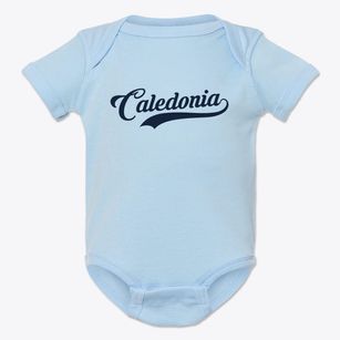 Caledonia Missouri Vintage Team Baby Onesie
