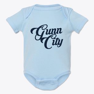 Gunn City Missouri Vintage Team Baby Onesie