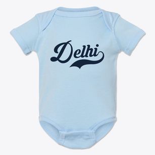 Delhi Minnesota Vintage Team Baby Onesie