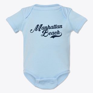 Manhattan Beach Minnesota Vintage Team Baby Onesie