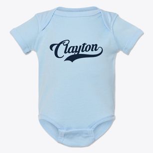 Clayton Kansas Vintage Team Baby Onesie