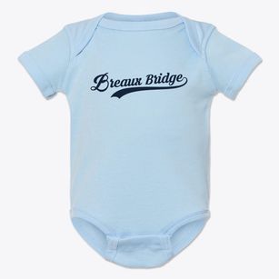 Breaux Bridge Louisiana Vintage Team Baby Onesie