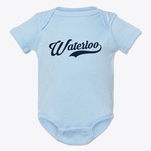Waterloo New York Vintage Team Baby Onesie