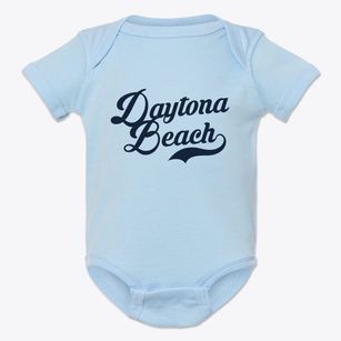 Daytona Beach Florida Vintage Team Baby Onesie