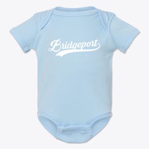Bridgeport Michigan Vintage Team Baby Onesie