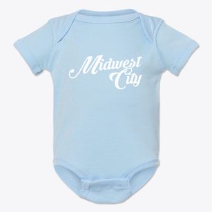 Midwest City Oklahoma Vintage Team Baby Onesie