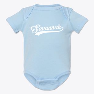Savannah Texas Vintage Team Baby Onesie