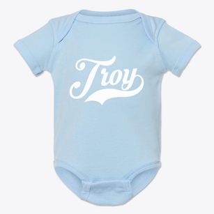 Troy New York Vintage Team Baby Onesie