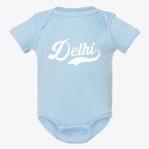 Delhi Louisiana Vintage Team Baby Onesie