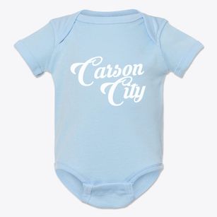 Carson City Michigan Vintage Team Baby Onesie