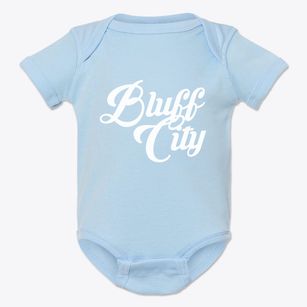 Bluff City Kansas Vintage Team Baby Onesie