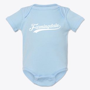 Farmingdale New York Vintage Team Baby Onesie