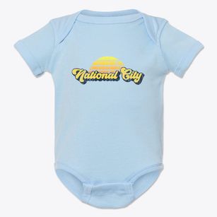 National City California Sublime Sunset Baby Onesie