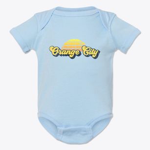 Orange City Iowa Sublime Sunset Baby Onesie