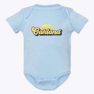 Oakland Maine Sublime Sunset Baby Onesie