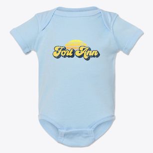 Fort Ann New York Sublime Sunset Baby Onesie